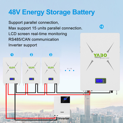 5KWh 3.5KWh 10KWh Lifepo4 Battery Powerwall 48V Monitor Bms Home Солнечная энергетическая система