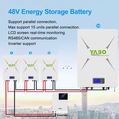 Солнечная батарея Lifepo4 Powerwall 5kwh 10kwh Portable Transport 48v 200ah