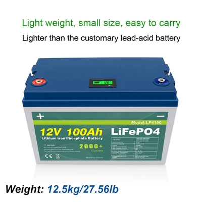 200Ah 300Ah 100Ah 12V 32700 lifepo4 аккумуляторная батарея LCD Power Display Smart BMS