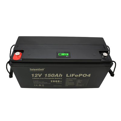 литий-железо-фосфатный аккумулятор 150ah lifepo4 клеток 12v светодиодный дисплей
