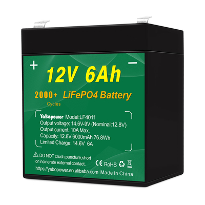 цикл 12.8v 10ah 5ah 6ah автомобильного аккумулятора 12v лифепо4 низкотемпературный