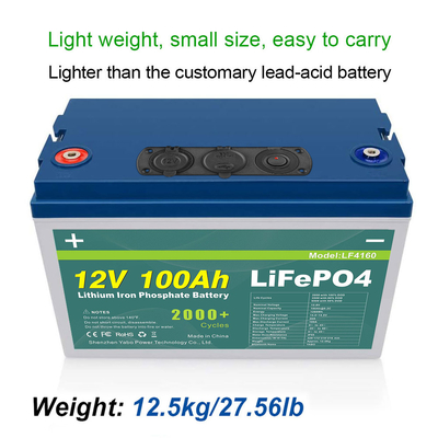 24V 36V 48V 72V 12v 100ah Lifepo4 аккумуляторная батарея встроенная BMS свинцово-кислотная литий-железная