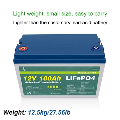 24V 36V 48V 200Ah 300Ah 400Ah литиевая 12v 100ah глубокая батарея цикла Lifepo4 солнечная морская Rv