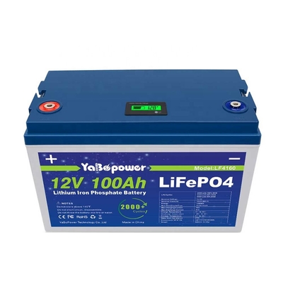 Lifepo4 12v 100ah литий-железо-фосфатный аккумулятор электрический велосипед тележки для гольфа лодки
