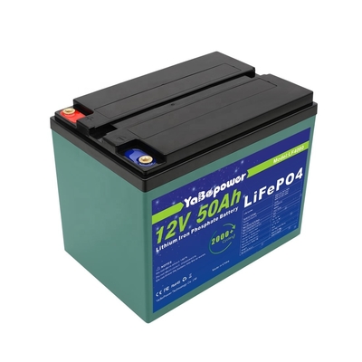 12v 50ah Lifepo4 аккумуляторная батарея 2000 глубоких циклов