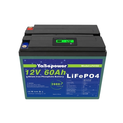2021 более длительный срок службы цикла заводская цена Lifepo4 12v 60Ah литий-ионный аккумулятор для домашней солнечной системы