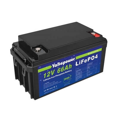 Lifepo4 12v 66Ah 50 Ah 12-вольтовый литий-железо-фосфатный аккумуляторный блок