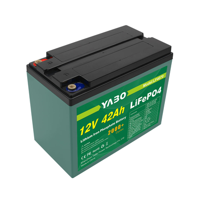 Батарея 12V 42Ah 2000 циклов цикла Lifepo4 Rv глубокая