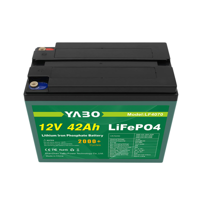 Батарея 12V 42Ah 2000 циклов цикла Lifepo4 Rv глубокая