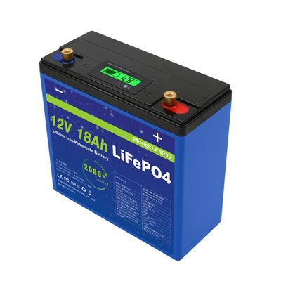 Жизнь длительного цикла емкости облегченной батареи 12V 18Ah Lifepo4 большая 3 лет гарантии