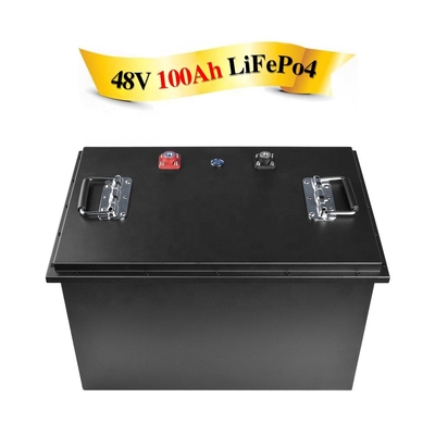 48v 51.2V 100AH ​​Водонепроницаемая батарея Lifepo4 Электрический велосипед Литий-ионный солнечный