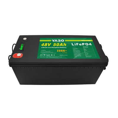 клетки циклов LFP батареи 2000 тележки гольфа Lifepo4 48volt 100ah призменные