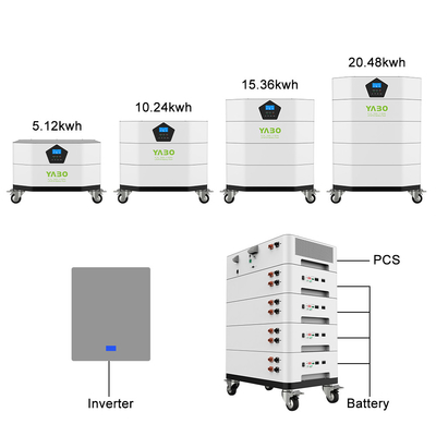 Кожух металла батареи 51.2V 100Ah дома накопления энергии Lifepo4 Stackable