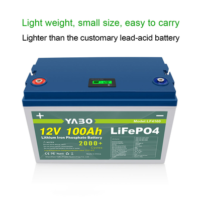 Кожух пластмассы терминала IP55 батареи M8 вольта Lifepo4 FCC 100ah 12