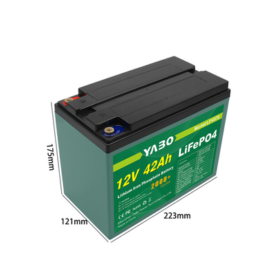 Блок батарей пластикового кожуха 12V 42Ah Lifepo4 с 32700 6Ah конфигурацией клеток 4S4P