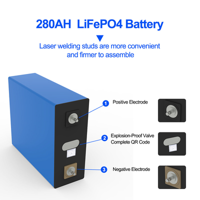 3.2V 280AH литий-железофосфатный аккумулятор - высокая емкость и долговечное энергетическое решение